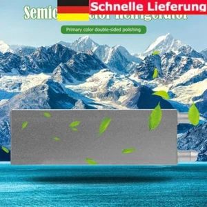 Aluminium Wasserkühlblock für Computer CPU Kühler Flüssigkeitskühler Kühlkörper - Photo 1/14