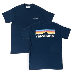 Caledonia Scotland Unisex Tee Men Woman T Shirt. White, Navy. Black or Grey. - Picture 1 of 36