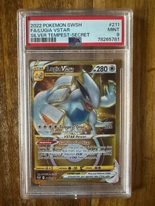 POKEMON TCG - SILVER TEMPEST - LUGIA VSTAR 211/195 - PSA 9 - Picture 1 of 2