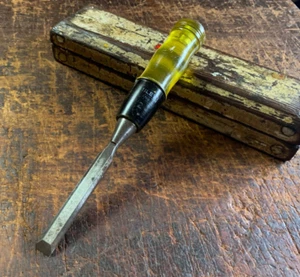 Vintage Stanely 1/2" Bevel Edge Butt Chisel No.60 Made in England Woodwork - Picture 1 of 7