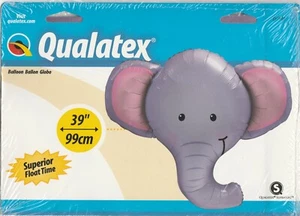 Qualatex 39 Inch Elephant Head Foil Balloon  ~ ranjacuj - Picture 1 of 2