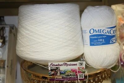 Omega Crystal 1000gr, OmegaCrys, Crystal Thread, Hilo Crystal Various Colors