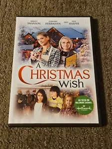 A Christmas Wish DVD Hallmark Channel Kristy Swanson Tess Harper HTF RARE OOP - Picture 1 of 3