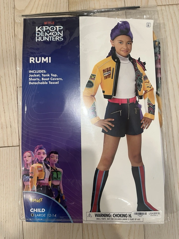 [05017934] Дух Хэллоуин KPop демонов охотников Kids Руми костюм большой - Изображение 1 из 1