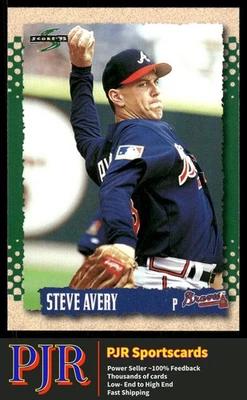 Steve Avery 1995 Score #185 Atlanta Braves - Image 1 of 2
