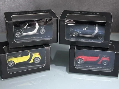 🛻 SIKU 4 x Smart Roadster Cabrio Original Werbemodell von SMART Sondermodell SK - Bild 1 von 4