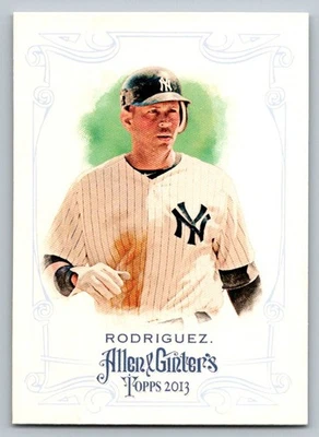 2013 Allen & Ginter  Alex Rodriguez 328 - Image 1 of 2