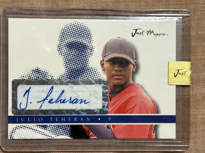 2008 Just Minors Preview #’d 14/200 Julio Teheran Braves #JAPR-18 Auto - Image 1 of 2
