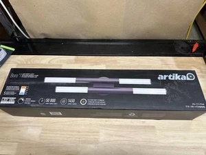 Artika Boro 4 Light Black Modern Integrated LED Vanity Light Bar for Bathroom - Picture 1 of 4