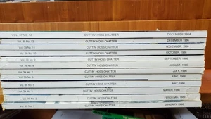 LOt 12 Cuttin Hoss Charter National Cutting Horse Association Magazine 1986 1984 - Picture 1 of 5