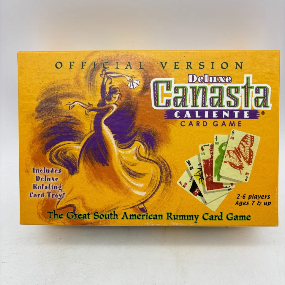 Juego de Cartas Canasta Caliente De Lujo DE COLECCIÓN SIN USAR COMPLETO Movimientos Ganadores 2003 Foto 1 de 4