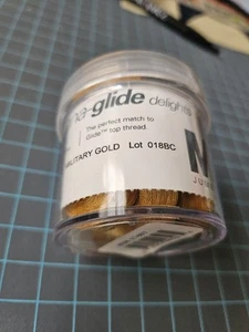 Magna Glide Bobbins 10 Pack Military Gold M Size Jumbo For Long Arm Machines - Picture 1 of 3