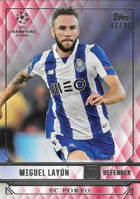 2016-17 Topps UEFA Champions League Showcase Miguel Layun FC Porto SP Red /25 - Image 1 of 3