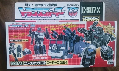 FIGURA TRANSFORMERS TRU EXCLUSIVO NUCLEON QUEST SUPER CONVOY C 307X BLACK PRIME Foto 1 de 4