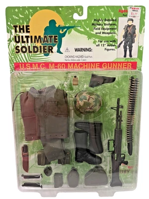 Conjunto de uniforme y armas de ametrallador Ultimate Soldier 1/6 USMC M-60 - NUEVO EN PAQUETE Foto 1 de 3