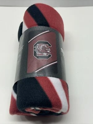 South Carolina Gamecocks Team Spirit Fleece Blanket Throw 40"x60" NEW  - Image 1 of 4
