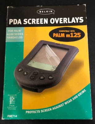 Screen Protectors for Palm M125 Palm m100 PDA Handheld Organizer Screen Overlay - Image 1 of 3