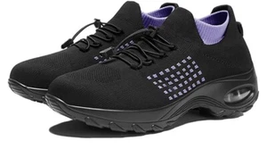 DKMILYAIR Stahlkappe Sneaker Damen leicht luftgepolstert Gr. 6,5 Schuhe - Bild 1 von 8