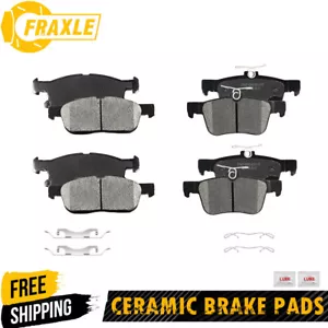 Front & Rear Ceramic Brake Pads Kit For 2015-2021 Ford Edge Lincoln MKX Nautilus - Picture 1 of 6