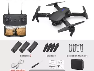 2024 Pro RC Drone 4K Professional HD Dual Camera 3 batteries 1080P wide angle Wi - Picture 1 of 24