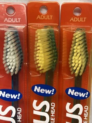 3colgate plus dual bristle head toothbrushes scuffed box - Image 1 of 3