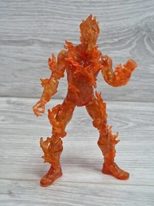 FANTASTIC FOUR MOVIE - FLAME ON HUMAN TORCH FIGURE - TOY BIZ 2005 - RARE - Picture 1 of 6