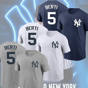 HOT NEW - Welcome Jon Berti #5 to New York Yankees Name & Number T-Shirt