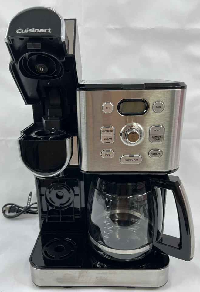 Cuisinart 12 Cup Coffee Maker Glass Carafe Automatic Hot & Iced Coffee Brewer - Image 1 of 4