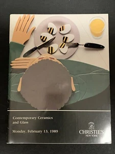 Christie's New York Feb 13, 1989 Auction Catalog Contemporary Ceramics and Glass - Picture 1 of 1