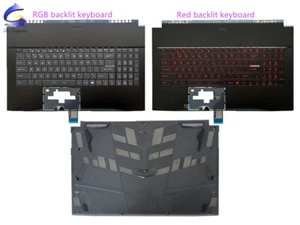 Nuevo Para MSI GF75 MS-17F1 17F2 17F3 17F4 17F5 Estuche Superior Apoyamanos Cubierta/Inferior - Imagen 1 de 4