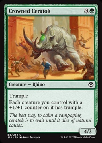 x1 Crowned Ceratok - Iconic Masters - NM - MTG - Image 1 of 1