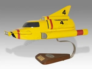 Gerry Anderson Thunderbird Thunderbirds 4 Solid Wood Handcrafted Display Model - Picture 1 of 12