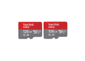 128GB Sandisk Ultra MicroSD Card works with Apeman Dash Cams C450 C420 C860 x2