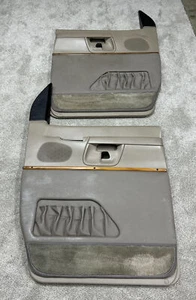 1999-2008 Ford Econoline Van OEM Pair Of Power Door Panels E-150 E-250 E-350 Tan - Picture 1 of 12