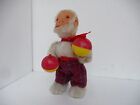 Rare Vintage Wind Up Toy Monkey Playing the Maracas Working!