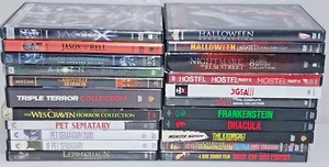 HUGE 50 DVD LOT HORROR MOVIE & Box Sets Hostel/Saw/Alien/Leprechaun/Freddy/Jason - Picture 1 of 4
