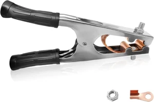 500A Copper Welding Ground Clamp - Non-Slip Handle, Manual Welder Accessory - Picture 1 of 12