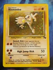 Hitmonlee 7/62 Fossil HOLO Rare Pokemon NM