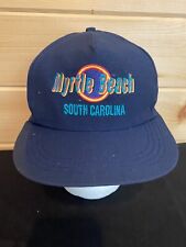 Vintage Myrtle Beach South Carolina Snapback Hat Baseball Cap Souvenir -READ DES