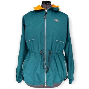 Vintage 90’s Champion Drawstring Windbreaker Hooded Spring Jacket Size Large - Picture 1 of 8
