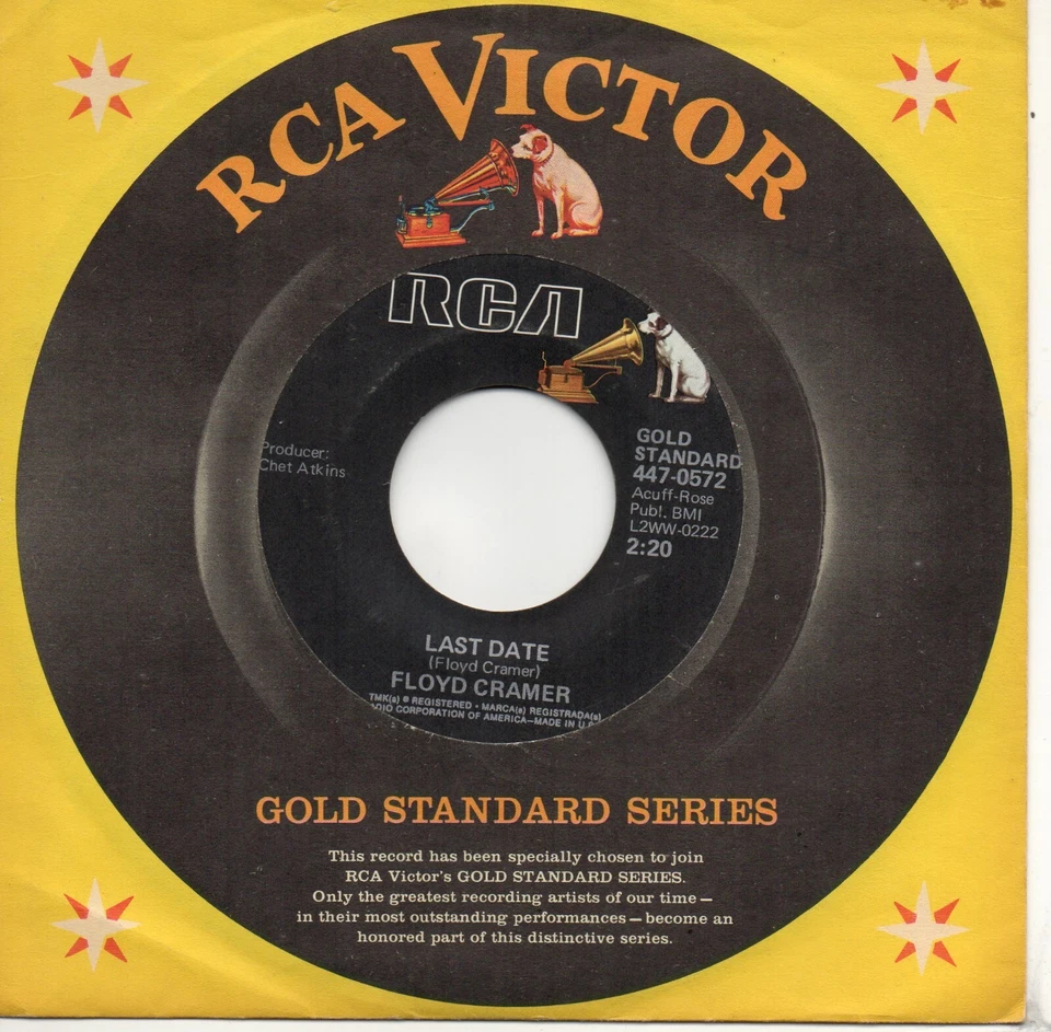 FLOYD CRAMER - LAST DATE / SAN ANTONIO ROSE - Image 1 of 1