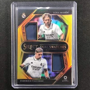 2022-23 Select La Liga Luka Modric Valverde Dual Swatches Relic Patch Gold 7/10 - Picture 1 of 1