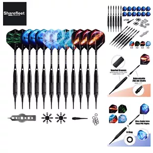WIN.MAX Dartpfeile mit kunststoffspitze für elektronische dartscheibe 12 Stüc... - Bild 1 von 9