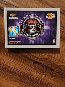 LA Lakers "Back 2 Back Champions" Upper Deck 2000-01 21 Karten Set - Bild 1 von 3
