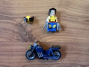 LEGO Marvel Wolverine w/ Motorcycle Minifigure from Set 76294 X-Men Mansion - Picture 1 of 2