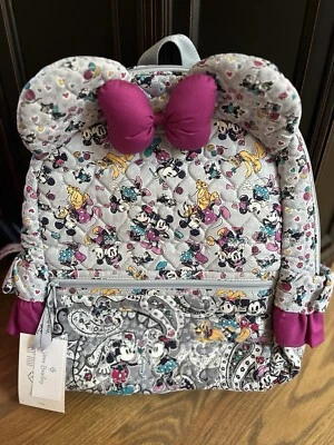 Vera Bradley Disney Minnie Mouse Backpack Mickey Mouse Picadilly Paisley NWT - Image 1 of 3