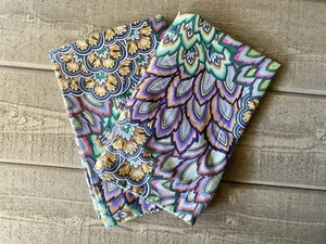 Cuddledown Shams Standard Mandala Set/2 - Picture 1 of 6