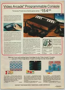 1979 Sears Video Arcade Game System Print Ad - Bild 1 von 2