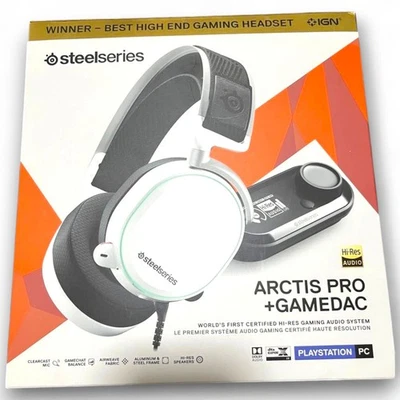 SteelSeries Arctis Pro + GameDAC Wired Hi-Res Gaming Headset PS5/PC Japan - Image 1 of 4
