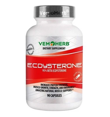 Beta-Ecdysterone 98% I 90 Capsules I 490mg per serving - Image 1 of 4